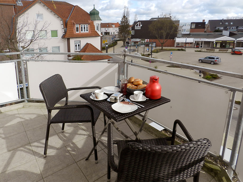Balkon Ferienwohnung Völker Grömitz