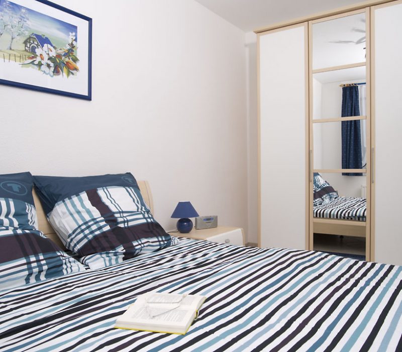Schlafzimmer Ferienwohnung Völker Grömitz