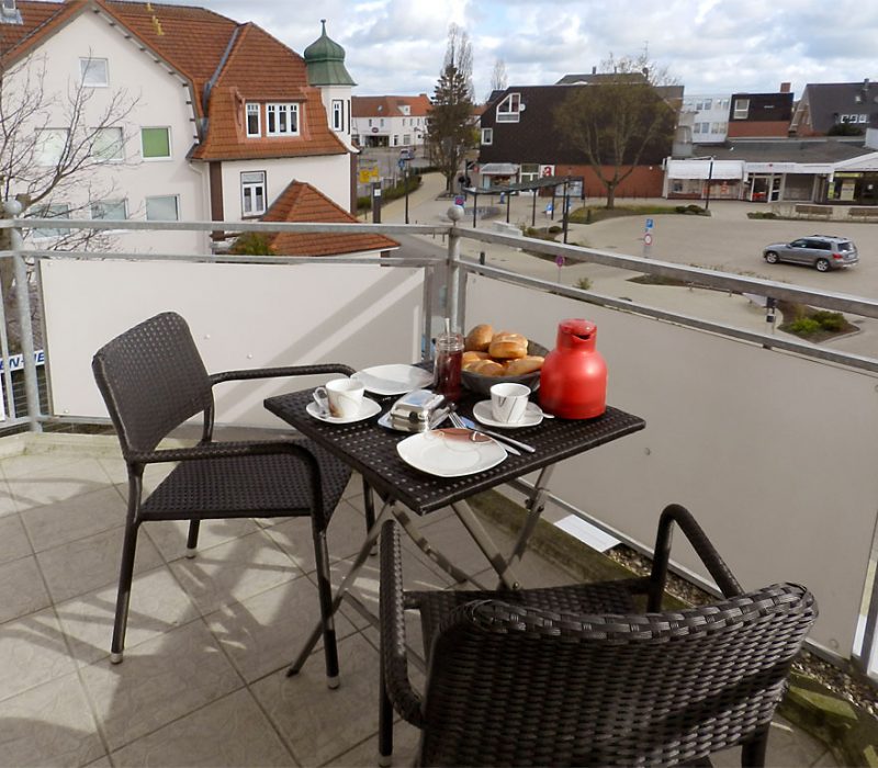 Balkon Ferienwohnung Völker Grömitz